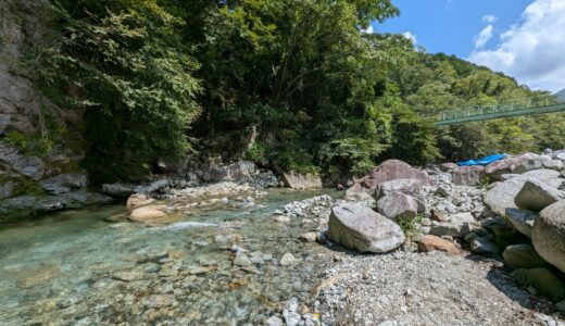 神奈川県内で川遊び　穴場　奥箒沢山キャンプ場