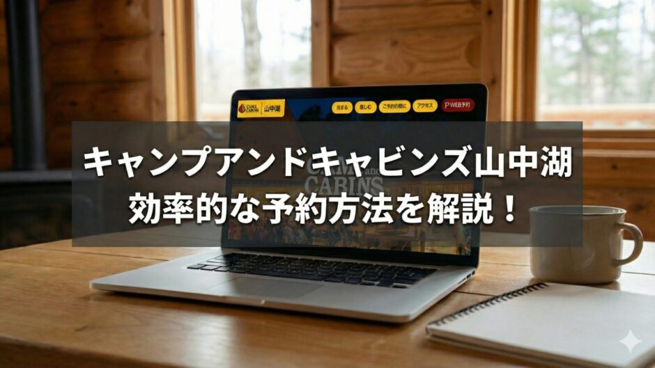 キャンプアンドキャビンズ山中湖　予約方法
